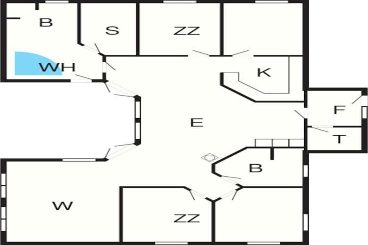 8 Person Holiday Home In Jerup Exteriör bild